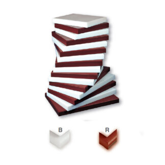 Tablas de polietileno en Blanco y Rojo