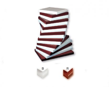 Tablas de polietileno en Blanco y Rojo