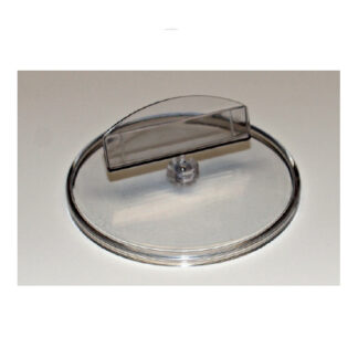 Pinza base redonda 8,5 cm con soporte