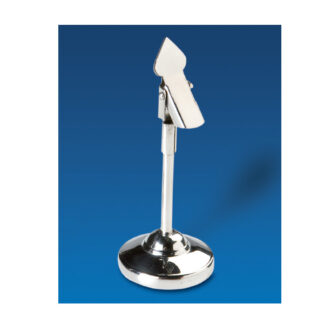 Peana inox con pinza