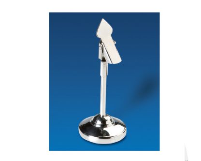 Peana inox con pinza