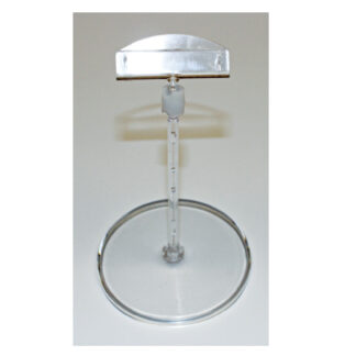 Peana base redonda 8,5 cm con soporte 12,5cm