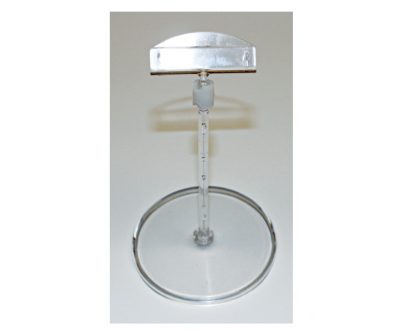 Peana base redonda 8,5 cm con soporte 12,5cm