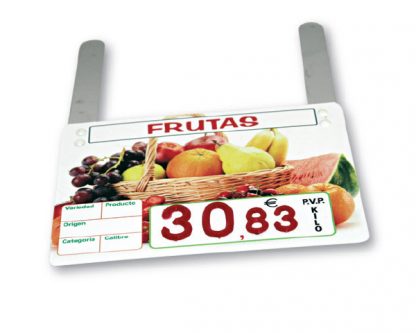 Frutas, Núm relieve, con ganchos
