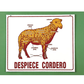 Despiece cordero