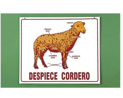 Despiece cordero