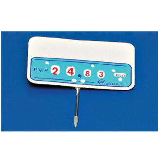 Núm. ruedas, azul, con rueda para indicar kilo-unid. -100 gr., 1/4