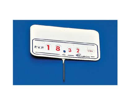 Núm. ruedas, blanco, con rueda para indicar kilo-unid.- 100 gr. - 1/4