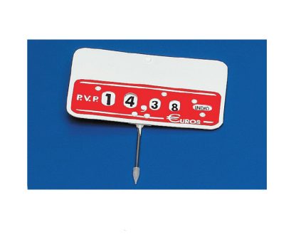 Núm. ruedas, rojo, con rueda para indicar kg-unidades-100gr. - 1/4