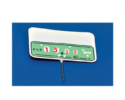 Núm. ruedas, verde, con rueda para indicar kilo-unidad - 100 gr. - 1/4