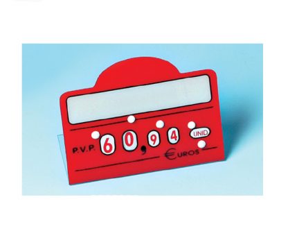 Núm. ruedas, con ruedas, con base, rojo