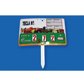 Frutas, Núm. ruedas, Paleta, con Núm. tecla