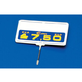 Núm relieve. Con pincho de acero inox.