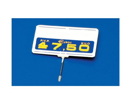 Núm relieve. Con pincho de acero inox.