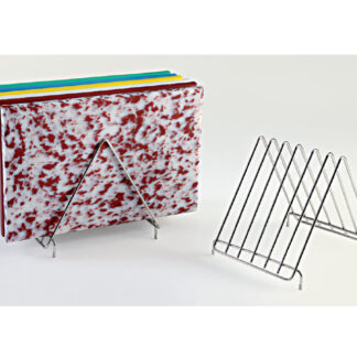 Soporte tablas polietileno acero-inox (máx. grueso 3cm)