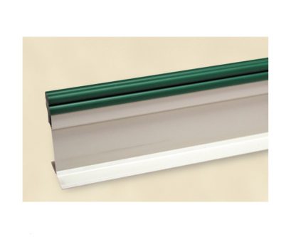 Separador Blanco con adorno verde 7x75