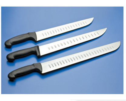 Cuchillo carnicero alveolado Mango inyectado