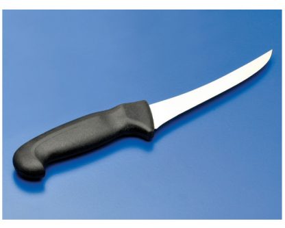 Cuchillo deshuesa, hoja curva Mango inyectado