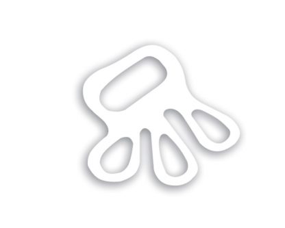 Sujeción de plástico para guantes inox