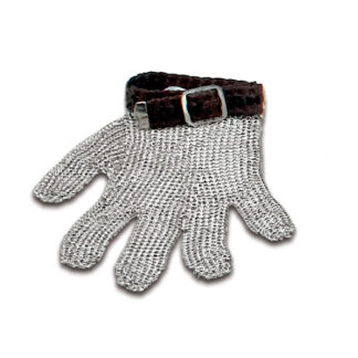 Guantes 5 dedos inox banda nylon reversibles. Guantes acero-inox
