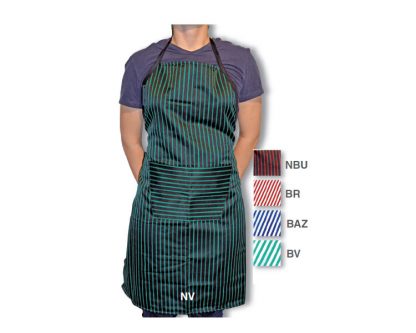 Delantal textil rayado