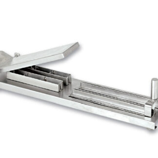 Máquina manual pinchos acero inox 2 unidades