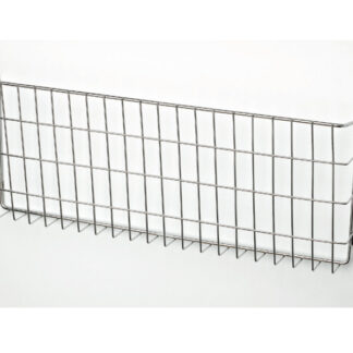 Papelera rejilla, acero-inox
