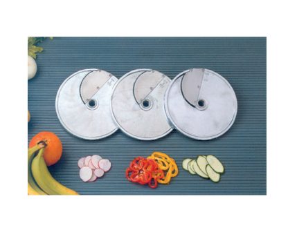 Disco curvado corte blando. Disco curvo corte blando en rodajas tomates, naranja, limón, plátano, etc