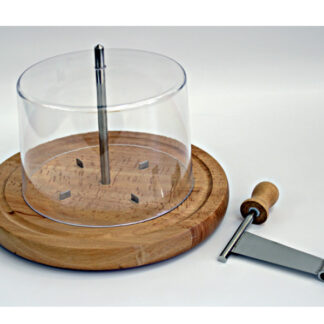 Rizador queso Base madera 22 cm diametro