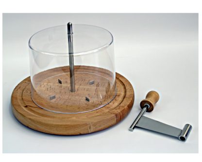 Rizador queso Base madera 22 cm diametro