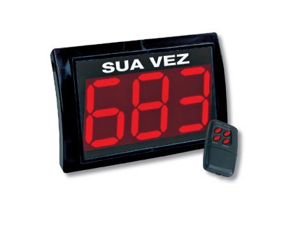 Indicador de turno Visor 3 dígitos con mando a distancia