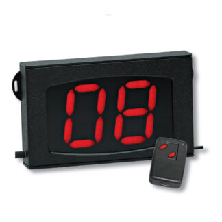 Indicador de turno Visor dos dígitos. Mando a distancia.