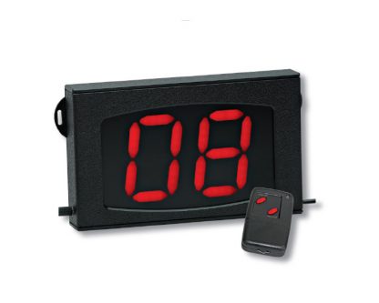 Indicador de turno Visor dos dígitos. Mando a distancia.