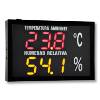 Panel temperatura / humedad Dígitos 9,5 cm