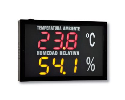 Panel temperatura / humedad Dígitos 9,5 cm
