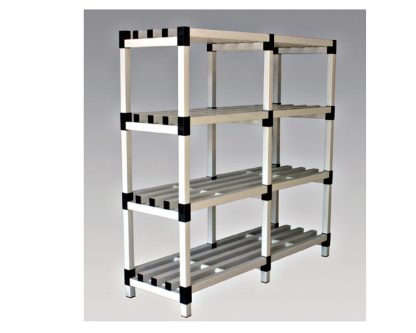 Estanterias plástico. Estanterías de plástico 4 estantes