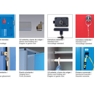 Accesorios para taquillas GAMA 400 D