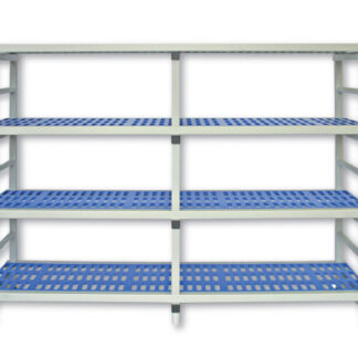 Estanterías de plástico pleg ables modulares. Estantería de plástico plegable 4 estantes