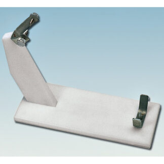 Sujeta jamones Base y brazo polietileno blanco