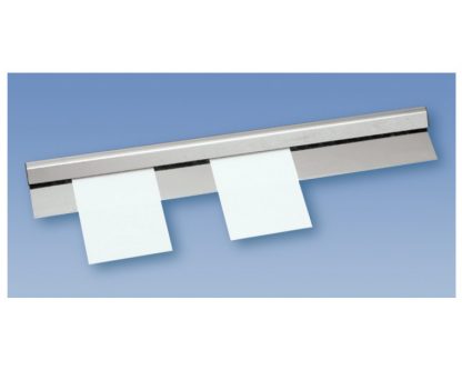 Porta-notas acer-inox, 60 cm con bolitas
