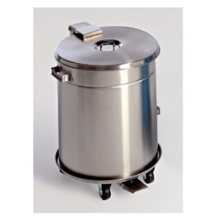 Contenedor acero-inox Tapa con pedal. Tapa extraible