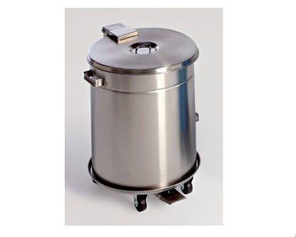 Contenedor acero-inox Tapa con pedal. Tapa extraible