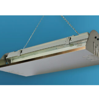 Exterminador de insectos con trampa adhesiva. Estanco IP65. Para ambientes con alto nivel de humedad. Posición suspendido, material acero-inox. Recambio adhesivo: ref. Z-960-A