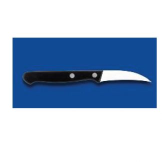 Cuchillo serie clásica puntilla curva mango pom