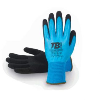 A-760-10 - Guantes manipulación de alimentos congelados o refrigerados. Material poliéster con revestimiento de látex.