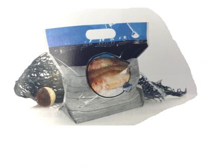 Bolsa de pescado con asa Troquel Zipper