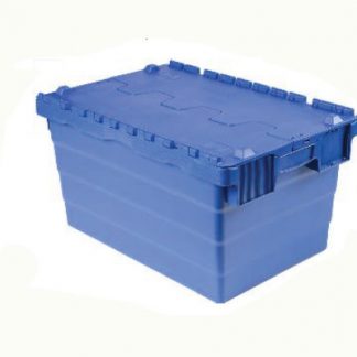 Cubeta encajable con tapa integrada azul Medidas base 50,8 x 33,8