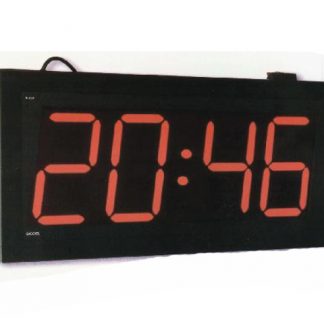 Reloj - temperatura Carcasa metálica. 4 dígitos 12,5 rojos. Mando a distancia