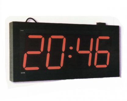 Reloj - temperatura Carcasa metálica. 4 dígitos 12,5 rojos. Mando a distancia