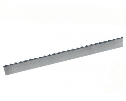 Cintas de sierra para carne Características 16 x 0,4 mm. Tamaño del diente 7 mm. Corte de carne fresca sin hueso o pequeños huesos